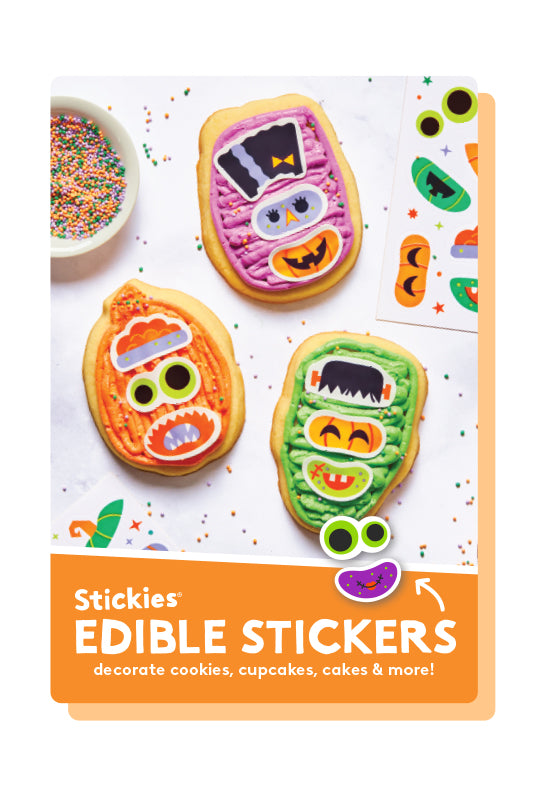 Franken Faces Stickies® Edible Stickers